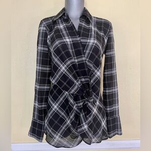 Front-Knot Blouse